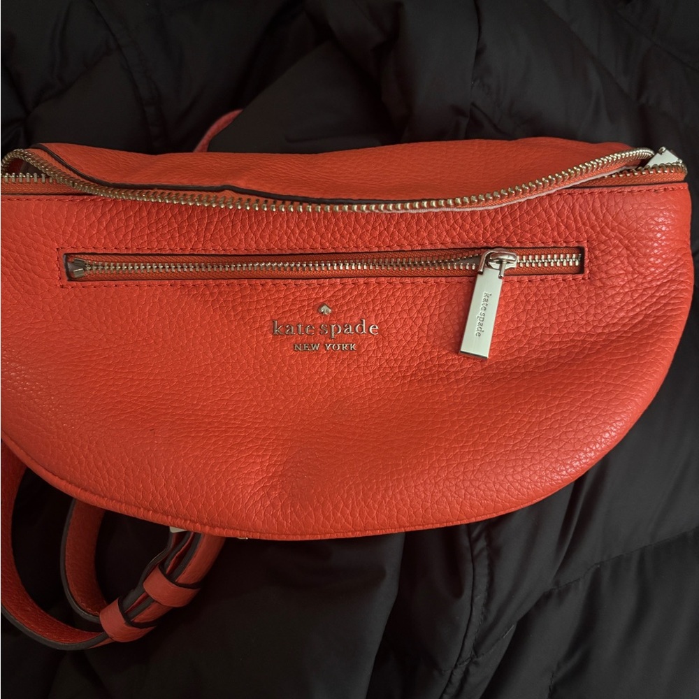 Kate Spade Orange Leather Fanny